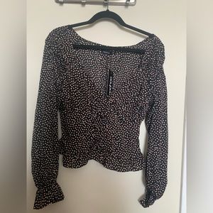 Boohoo Ditsy Floral Corset Top